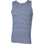 Майка полосатая синяя