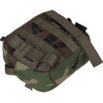 Подсумок утилитарный на молнии 4x2 черный