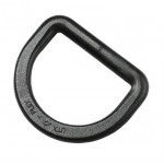 Пряжка полукольцо 12 мм 2-25488 черный Duraflex