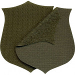 Липучка для шевронов ВС фигурная оливковая