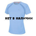 Футболка для активного отдыха Salewa 2016 PUEZ (SPORTY B) DRY W S/S TEE royal blue/8310