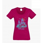 Футболка для активного отдыха Lafuma 2016 LD LANDSCAPE WILD ROSE