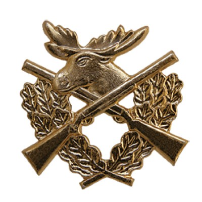 Кокарда Егерская служба металл