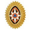 Кокарда МЧС на пилотку металл