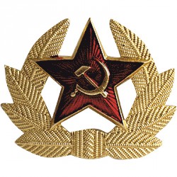 Кокарда СА в обрамлении металл