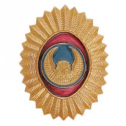 Кокарда ВОХР сова металл