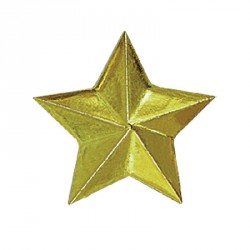Знак различия Звезда большая золотая металл