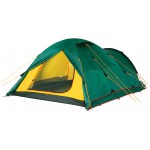 Четырехместная туристическая палатка для путешествий с велосипедами или большим багажом Alexika Tower 4 Plus зеленый