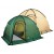 Палатка с большим тамбуром, ветрозащитным пологом по периметру и антимоскитной сеткой на входах в тамбур Alexika Minnesota 4 Luxe Alu зеленый