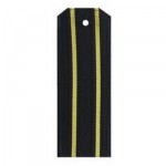 Погоны ВМФ черные с 2 желтыми просветами