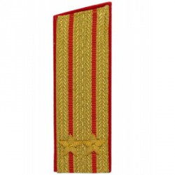 Погоны МО вышитые Подполковник парадные со скосом люрекс