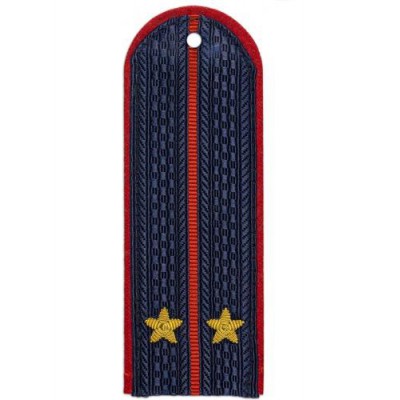 Погоны Полиции Лейтенанта с вышитыми звездочками (пара)