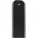 Погоны ВМФ черные с белым кантом