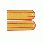 Погоны МЧС Старшего офицерского состава парадные люрекс