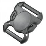 Пряжка фастекс 38 мм 1-11046/1-20046 (2 части) без регулировки черный Duraflex