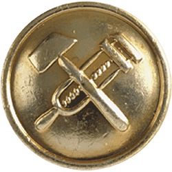 Пуговица МПС диам. 14мм металл