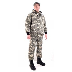Костюм противоэнцефалитный летний, ткань грета, камуфляж Светло серая цифра