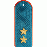 Погоны генерал-лейтенант МЧС на китель повседневные