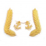 Орнамент на воротник тужурки ВМФ металл