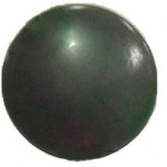 Пуговица диам. 14мм на ножке оливковая полиамид