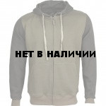 Толстовка на молнии олива комби