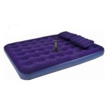 Надувная кровать RELAX FLOCKED AIR BED QUEEN насос+2подушки 203х152х22 JL021470N