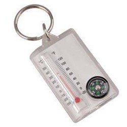 Брелок Компас с термометром (упак=10 шт), 3154