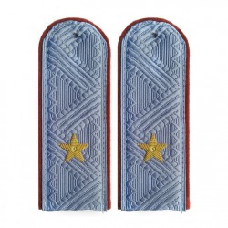 Погоны УИС (ФСИН) генерал-майор на серую рубашку повседневные