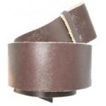 Ремень солдатский из натуральной кожи под бляху коричневый