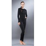 Комплект женского термобелья Guahoo: рубашка + лосины (651S-BK / 651P-BK)