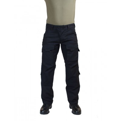 Брюки МПА-56 тактические черные, ткань Рип-Стоп