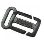 Пряжка двухщелевая съемная с держателем 20-20мм 1-26306 оливковый Duraflex