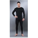Комплект мужского термобелья Guahoo: рубашка + кальсоны (650-S/BK / 650-P/BK)