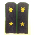 Погоны государственный советник юстиции 3 класса Прокуратура на синюю рубашку с эмблемой