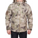 Куртка с капюшоном МПА-26-01 (ткань софтшелл), камуфляж песок