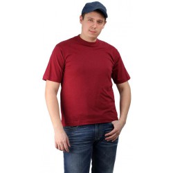 Футболка бордовая