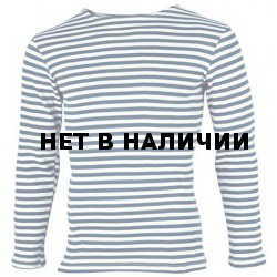 Тельняшка с начёсом, двойной окрас, пл. 280 гр. (синяя)