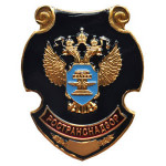 Нагрудный знак Ространснадзор металл
