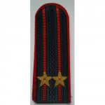 Погоны МВД Подполковник вышитые золото (старого образца)