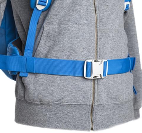 Регулируемый поясной ремень - Походный рюкзак с верхней загрузкой Yalka 24 black