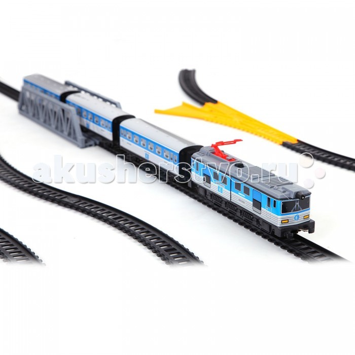 Pequetren Железная дорога 1 локомотив 3 вагона светофор мост стрелка перевода 690