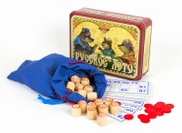 Русское лото в жестяной коробке 