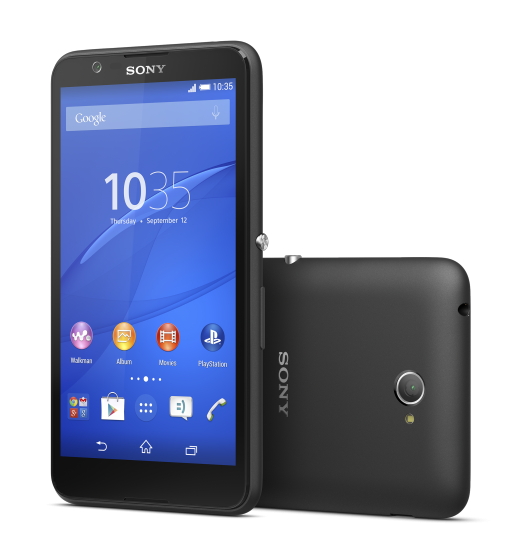 06 E1 II Black Front e1423571238585 520x545 Sony launches mid range 5 inch Xperia E4 ahead of MWC